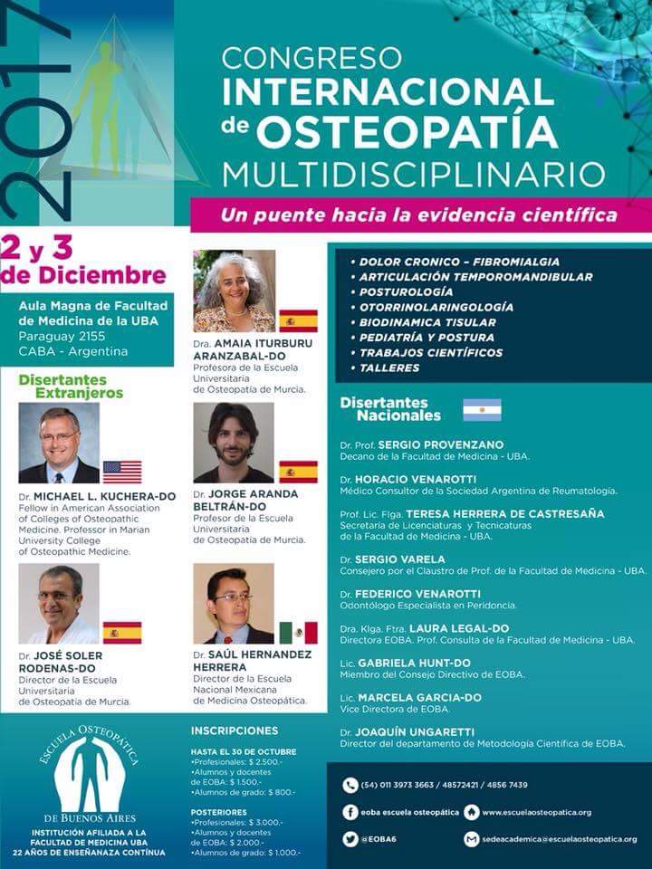 Congreso Internacional de Osteopatía Multidisciplinario