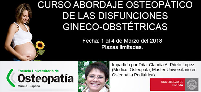 CURSO ABORDAJE OSTEOPÁTICO DE LAS DISFUNCIONES GINECO-OBSTÉTRICAS