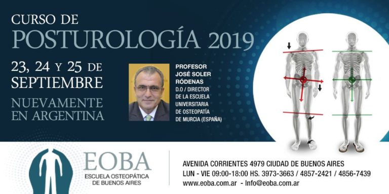 Nuestro director invitado especial , para impartir el curso de Posturología 2019, en la Escuela Osteopatíca de Buenos Aires, Argentina